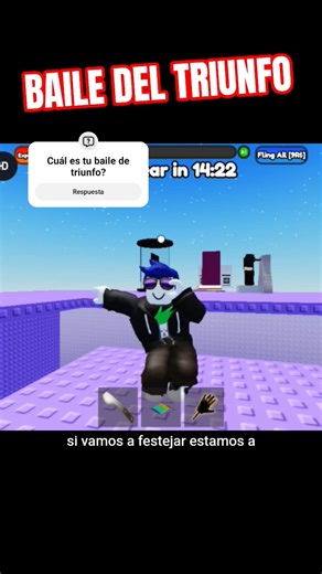 ASI FESTEJO CUANDO GANO #torredebaile #roblox #robux #parkour #viral #android #mejoresjuegos #niños