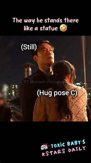​Heo Nam Jun standing still for the perfect hug pose🤣 BTS #myroyalnemesis #heonamjun #limjiyeon