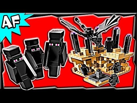 Lego Minecraft Micro World THE END 21107 Stop Motion Build Review