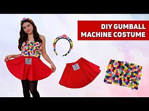 Last-Minute DIY Gumball Machine Costume | Cute & Budget-Friendly!