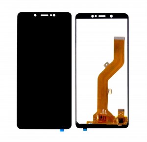 LCD with Touch Screen for Tecno Camon iAce 2X - Gold (display glass combo folder)