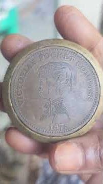 #1875 years old Victorian pocket compass#Antiques #old