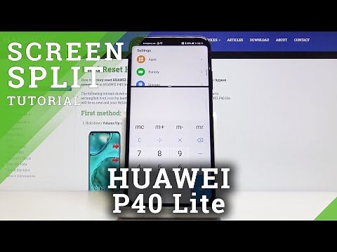 How to Split Screen in HUAWEI P40 Lite – Double Screen | Multitasking View
