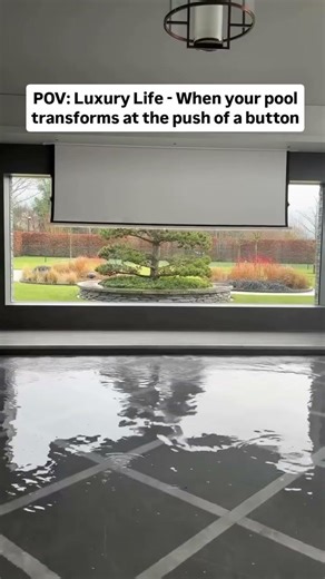 Luxury Pool That Transforms 😱 Smart Hidden Pool Technology in a Dream Home 🏡✨💎 CAITHLIN OCONNOR