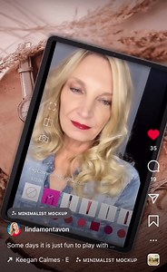 1.7K views · 78 reactions | Ever tried on new makeup without leaving home?? Check out our Virtual Try On feature when you shop online and see what’s your new Fall fave today!   Linda Montavon, Independent Avon Representative | Avon North America Ambassadors | Facebook