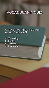 1.3M views · 41K reactions | Vocabulary Quiz | Wordsmith Wonders: Test Your Verbal Prowess in our Vocabulary Quiz! ✨ #vocabulary #vocabularywords #englishgrammar #learnenglish #education #study #school #quiz #quiztime #fyp #reels #fbreels #reelsfb #quizbee | Quiz Buddy | Facebook