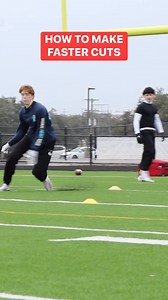 HOW TO MAKE FASTER CUTS | First Down Training