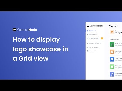 How to Display Logo Showcase in a Grid View