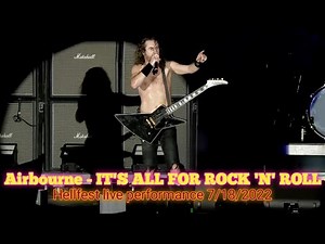 Airbourne - IT'S ALL FOR ROCK 'N' ROLL | HELLFEST LIVE PERFORMANCE 2022