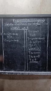 Karibuni tena kujifunza kwa pamoja mada ya aljebra🙏🙏🙏 | Joseph Wasingwa