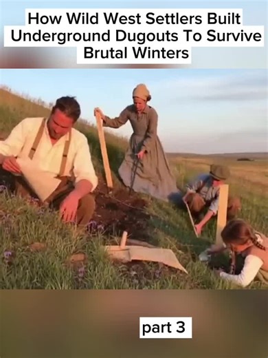 How Wild West Settlers Built Underground Dugouts To Survive Brutal Winters