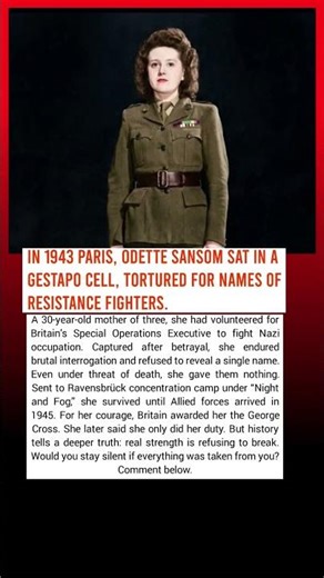 Odette Sansom: The Spy Who Survived Nazi Torture |