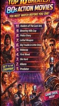 Top 10 INSANE 80s Action Movies — Retro Classics Every Fan Should See!