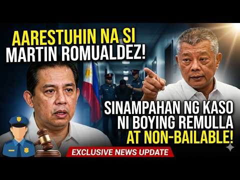 MARTIN ROMUALDEZ KINASUHAN NA! SINAMPAHAN NG KASO NI BOYING REMULLA AT NON-BAILABLE