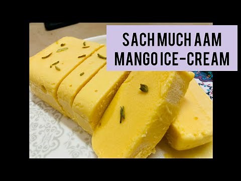 SACH MUCH AAM MANGO ICE-CREAM सचमुच आम मैंगो आइसक्रीम