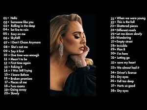Adele Greatest Hits (Covers): Best Fan Playlist | Sad Songs, Pop Mix 2025 💔 - Elsie Music Playlist