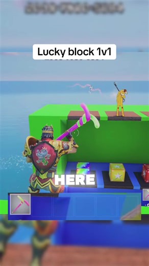 Lucky Block 1v1 Challenge in Fortnite Gameplay