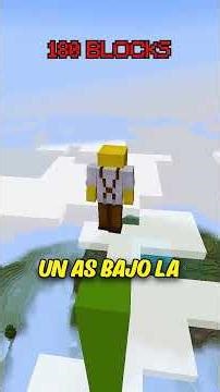 ¡QUIEN SUPERVIVA LA CAÍDA MÁS GRANDE GANA UN PREMIO! 🎉 ⛏️ #shorts