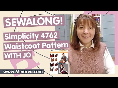 Minerva Sew-Along - Simplicity 4762 Mens & Boys Waistcoat