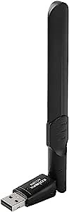 Edimax Wi-Fi 5, 802.11ac AC1200 Dual-Band Adapter for PC w/MU-MIMO, 867Mbps (5GHz) + 300Mbps (2.4GHz) Wireless USB 3.0 Adapter Dongle w/Adjustable Antenna, Win 11, Mac OS, Linux, EW-7822UAD