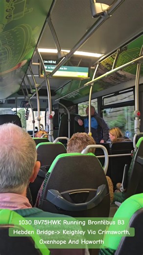 1030 BV75HWK Running Brontëbus B3 To Keighley #transport #travel #bus #buses #fyp