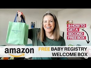 2023 Amazon Baby Welcome Box | How To Get TWO Free Baby Registry Boxes | Free Baby Stuff Unboxing