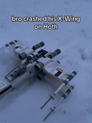 this weather makes me wanna buy an AT-AT #starwars #legostarwars #snow #lukeskywalker #xwing