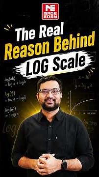 Why Do We Use Log Scale? The Real Reason Explained! | Sagar Dodeja Sir!