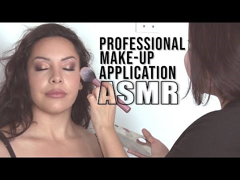 [ASMR] Professional Makeup Artist Applies My Makeup. ( No Talking )