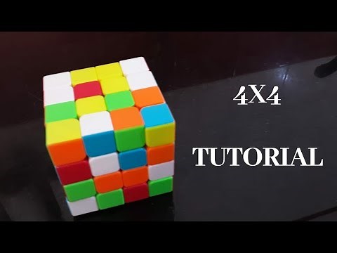 How to solve 4 by 4 rubik's cube!!!!!!!!easy simple reduction method!!!!!!!