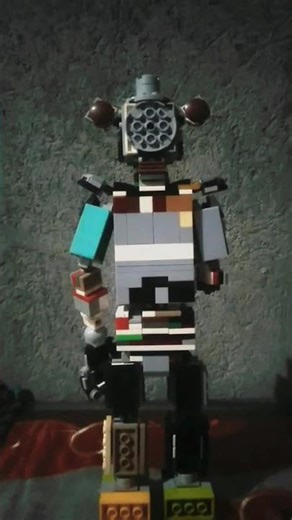 Lego FNAF 2 MOC: withered Freddy #fnaf #fivenightsatfreddys1