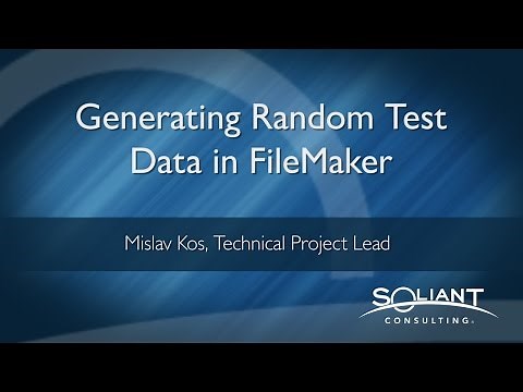 Generating Random Test Data