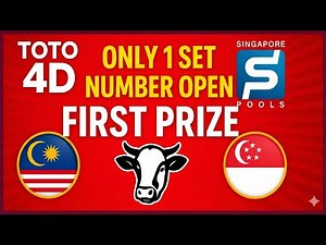 Singapore & Malaysia 4D Result Today | Singapore Pools • Magnum • DaMaCai • SportsToto | LIVE 4D