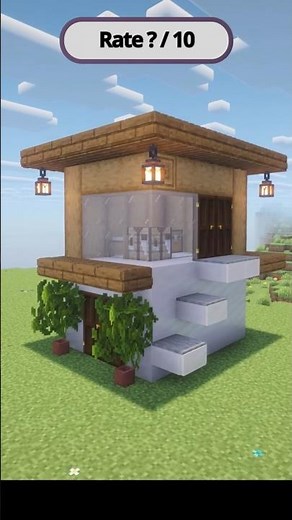 🏘️Easy Modern House in #minecraft #minecraftbuilding #easyhouse #minecrafttutorial #build