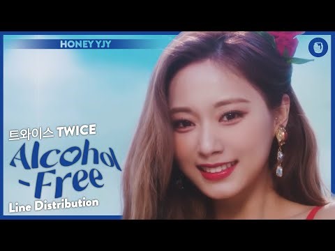 TWICE (트와이스) - ALCOHOL-FREE | Line Distribution