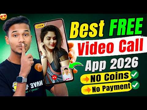 Free video call app with random girls ! No Coins ! Best random video call app 2026 | video chats app