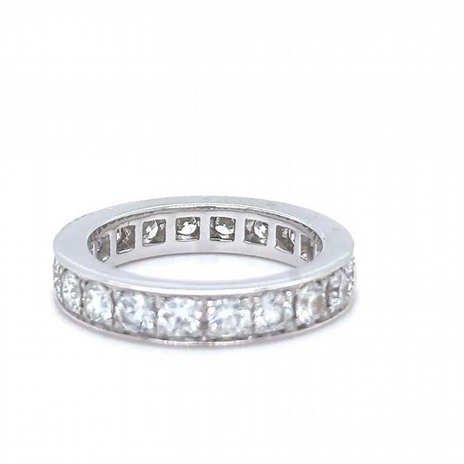 Graff 18ct White Gold Diamond Eternity Ring 1.80ct 5.53g