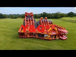 🔥 Monster Flame-Themed Inflatable Park | Premium Inflatables China by Y&G