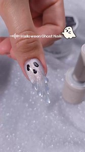 249K views · 4.4K reactions | Spooky season is HERE! Create this adorable Halloween ghost nail art with Venalisa gel polish—super easy to do & stays glossy like forever! And the cat eye gel polish #5063 just goes with all colors! Follow the tutorial or save this for your next mani. And don’t forget to tag your nail bestie to recreate it! Slay this coming Halloween! #HalloweenNails #GhostNails#NailTutorial #NailArt#Venalisa #fyp#cateyenails | Venalisa | Facebook