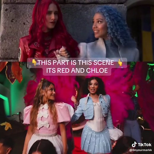 Red and Chloe — Descendants Wicked Wonderland Scene
