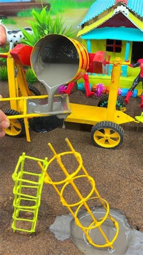 Structure Project Construction | Building Pillar Work | DIY Construction Project #youtubeshorts 😱