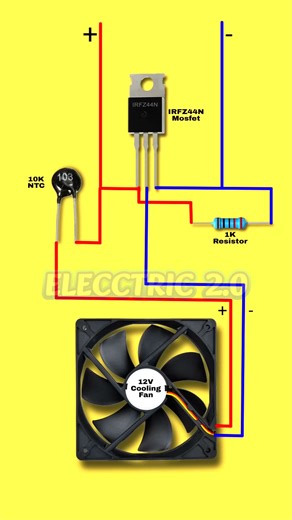 Automatic temperature controlled dc fan _ #Automatic #speed #adjustable #fan | Electric 2.0
