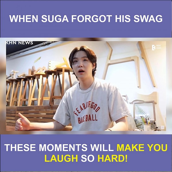 212K views · 10K reactions | When SUGA Forgot His SWAG! BTS Funny Moments We Should Never Forget | KHN News | Facebook