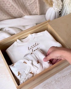 To have and hold when these years are only a memory. 🤍Our handcrafted Keepsake Boxes are the perfect heirloom, personalized for all the precious moments of today. For a limited time, get 15% off with code OHBABY. | Blossom & Pear