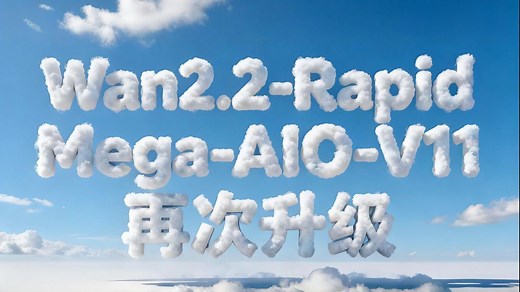 【通义万相Wan2.2七合一模型发布最新V11版】Want2.2-Rapid-Mega-AIO-v11工作流使用教程，10月26日发布