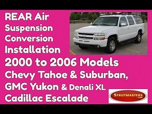 Rear Conversion Kit Install: Escalade, Suburban, Tahoe, Yukon, Denali XL 2000 to 2006 Series