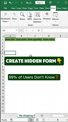 How to Create a Data Entry Form in Excel ‼️ - No VBA!
