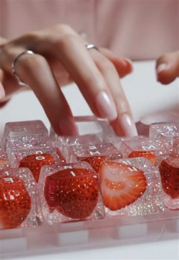 Which month wins? ⌨️ #asmr #aiasmr #oddlysatisfying #ai #yourmonth | asmr