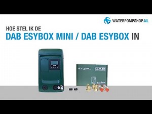 Hoe stel ik de DAB Easybox Mini / Esybox Mini in?