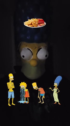 homarge doesn't like this game #simpsons #fyp #sandwich